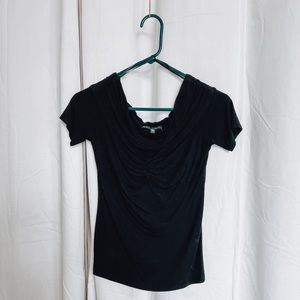 Off the Shoulder Jersey Knit Top